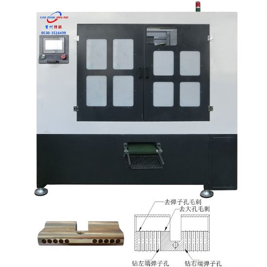 點(diǎn)擊查看詳細(xì)信息<br>標(biāo)題：JZ-4.5自動(dòng)鎖殼鉆彈子孔去毛刺機(jī) 閱讀次數(shù)：2565